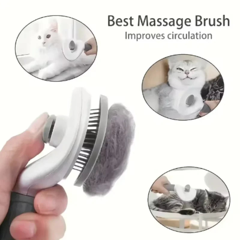 Brush in use