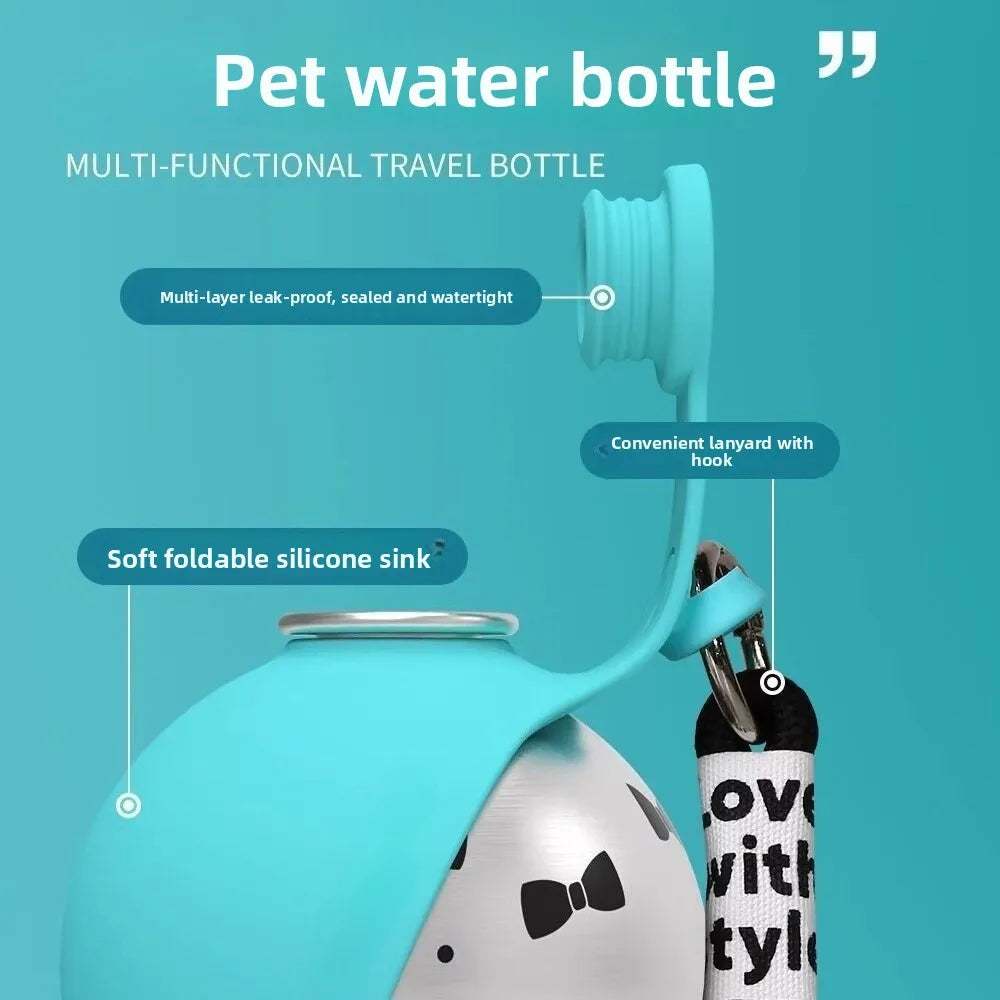 Leak-proof pet water bottle features